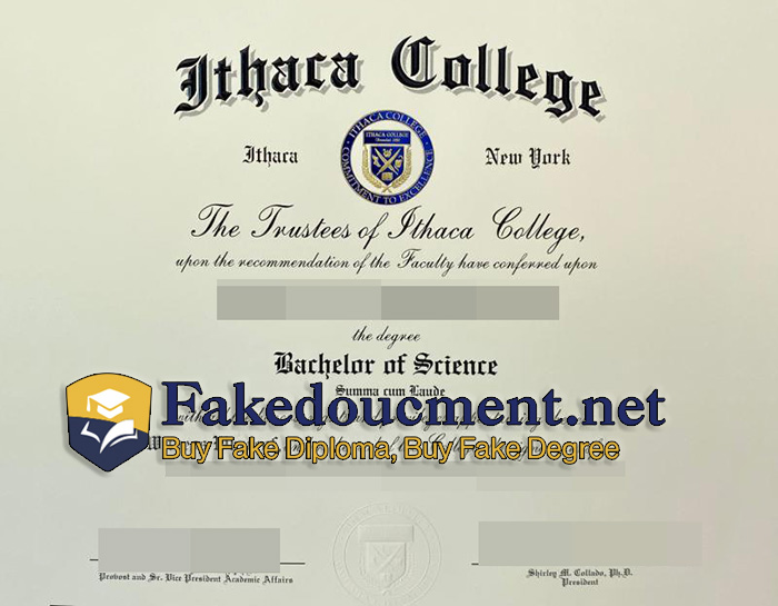 purchase realistic Ithaca College diploma