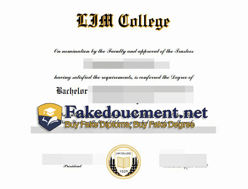 purchase realistic LJM College diploma