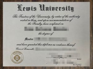 purchase realistic Lewis University degree