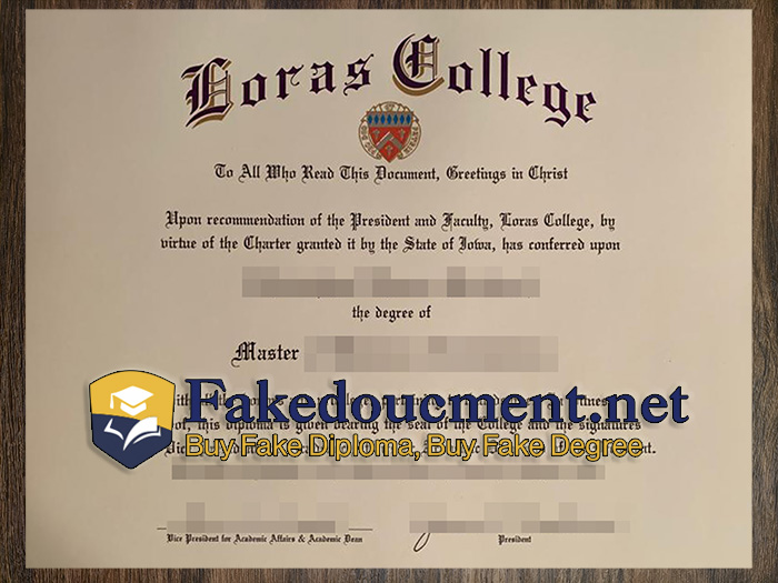 purchase realistic Loras College diploma