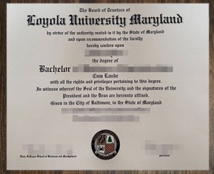 purchase realistic Loyola University Maryland degree