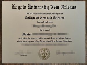 purchase realistic Loyola University New Orleans degree