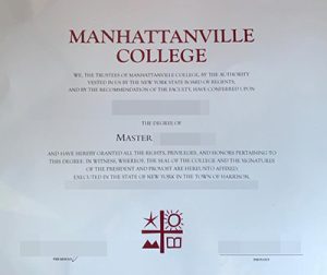 purchase realistic Manhattanville College degree