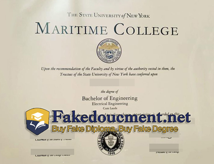 purchase realistic Maritime College diploma