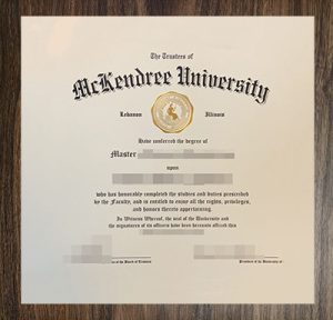 purchase realistic Mckendree University degree