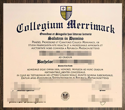 purchase realistic Merrimack College degree