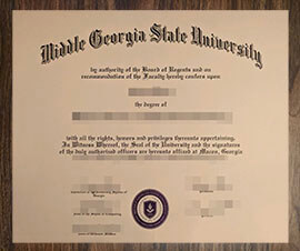 purchase realsitic Middle Georgia State University degree