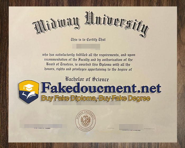 purchase realistic Midway University diploma