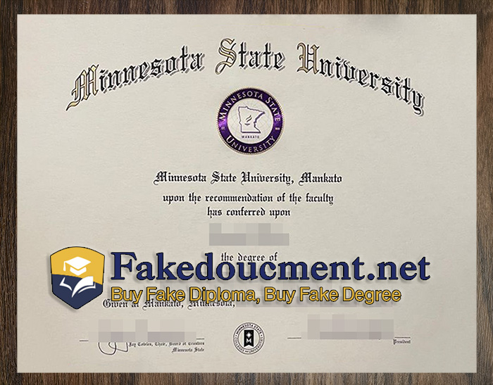 purchase realistic Minnesota State University diploma