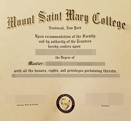 purchase realistic Mount Saint Mary College degree