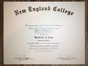 purchase realistic New England College degree