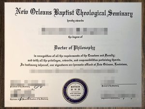 purchase realistic New Orleans Baptist Theological Seminary degree