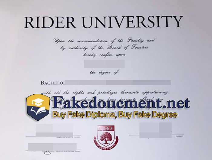 purchase realistic Rider University diploma