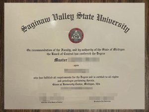 purchase realistic Saginaw Valley State University degree