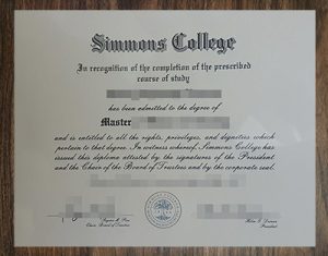 purchase realistic Simmons College degree