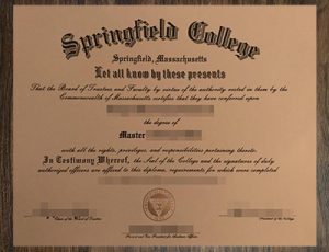 purchase realistic Springfield College degree