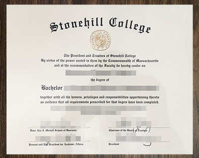 purchase realistic Stonehill College degree