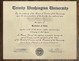 purchase realistic Trinity Washington University degree