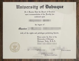 purchase realistic University of Dubuque degree