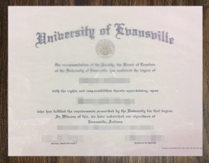 purchase realistic University of Evansville degree