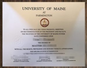 purchase realistic University of Maine at Farmington degree