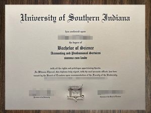 purchase realistic University of Southern Indiana degree