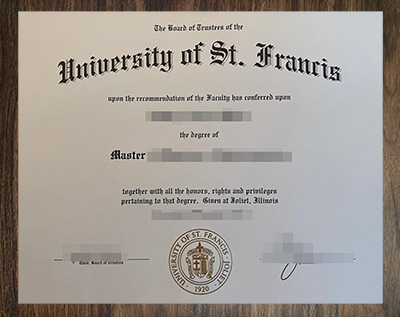 purchase realistic University of St Francis degree