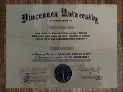 purchase realistic Vincennes University degree