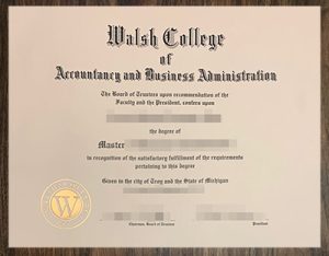 purchase realistic Walsh College degree