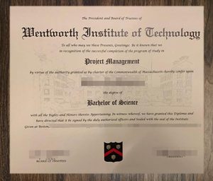 purchase realistic Wentworth Institute of Technology degree