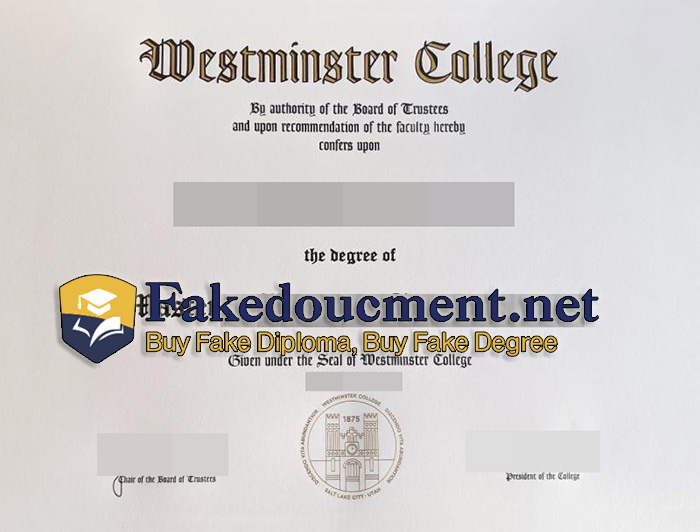 purchase realistic Westminster College diploma