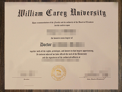 purchase realistic William Carey University degree