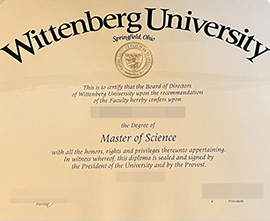 purchase realistic Wittenberg University degree