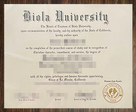 purchase realistic Biola University degree