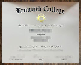 purchase realistic Broward College degree