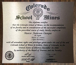 purchase realistic Colorado School of Mines degree