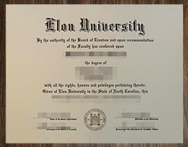 purchase realistic Elon University degree