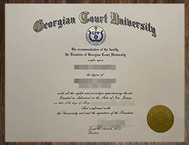 purchase realistic Georgian Court University degree