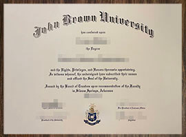 purchase realistic John Brown University degree