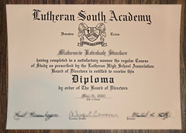 purchase realistic Lutheran South Academy degree