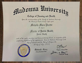 purchase realistic Madonna University degree