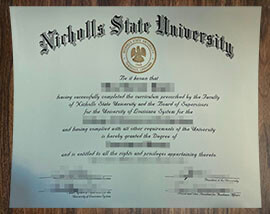 purchase realistic Nicholls State University degree