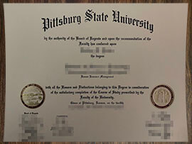 purchase realistic Pittsburg State University degree