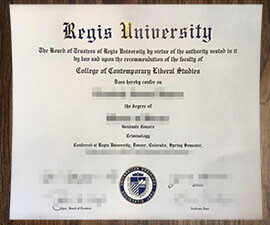 purchase realistic Regis University degree