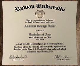 purchase realistic Rowan University degree