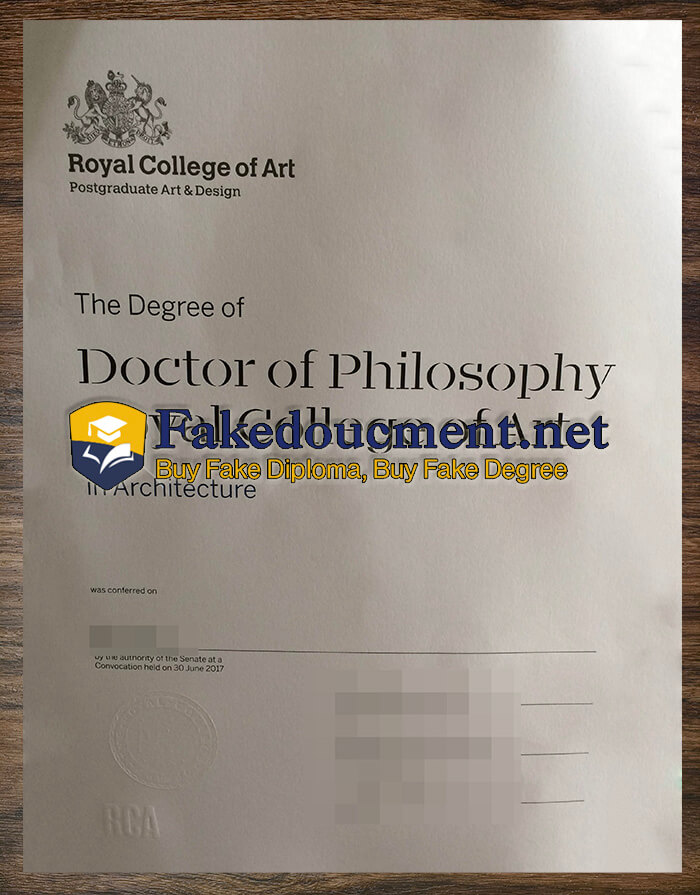 purchase realistic Royal College of Art diploma