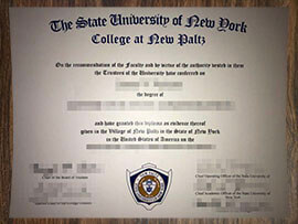 purchase realistic SUNY College at New Paltz degree