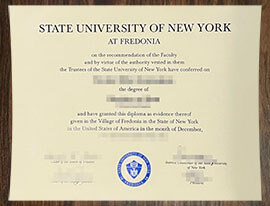 purchase realistic SUNY Fredonia degree