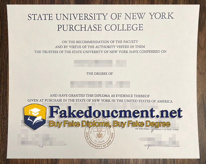 purchase realistic SUNY Purchase College diploma