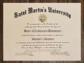 purchase realistic Saint Martin's University degree